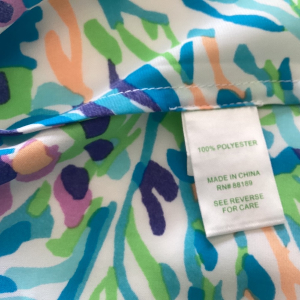 Lilly Pulitzer Skylar Top Resort White Sea Soireee - Picture 5 of 6